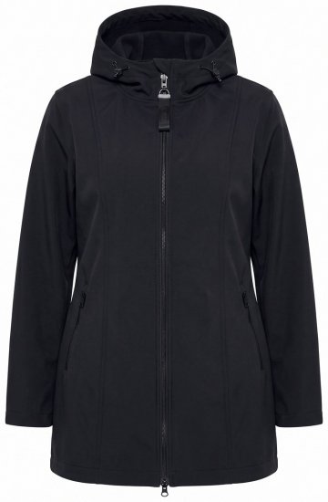 Ulla Popken 836064 Funktsionaalne jope Must - Joped - Suured naiste jakid