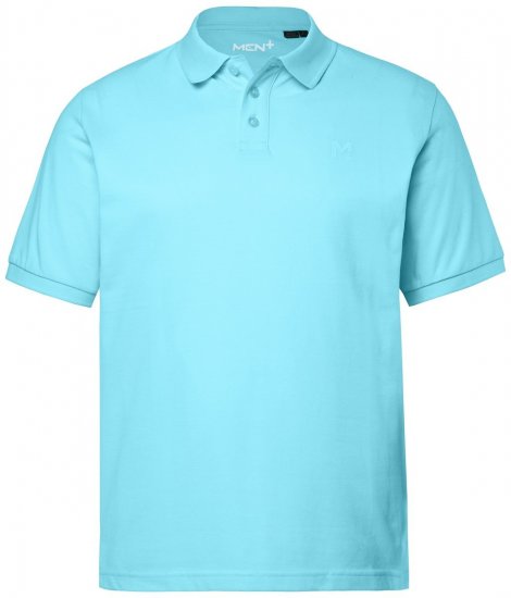 Men+ 256 Polosärk Heletürkiis - Polosärgid - Meeste suured polosärgid 2XL – 8XL