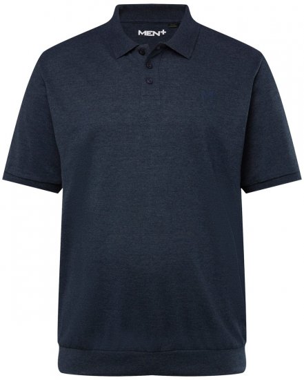 Men+ 264 Polosärk bellyfit Tumesinine - Polosärgid - Meeste suured polosärgid 2XL – 8XL