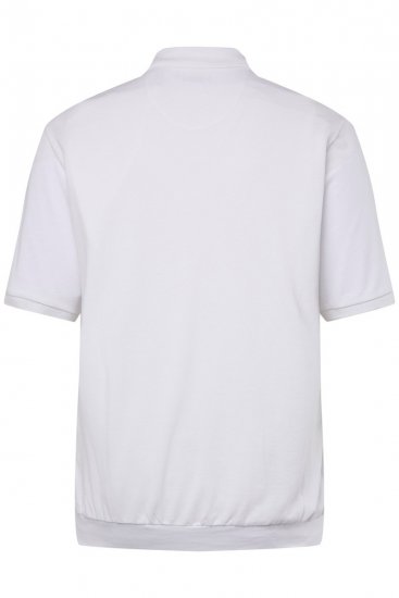 Men+ 264 Polosärk bellyfit Valge - Polosärgid - Meeste suured polosärgid 2XL – 8XL