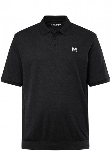 Men+ 266 Polosärk bellyfit Must 2-pakk - Polosärgid - Meeste suured polosärgid 2XL – 8XL