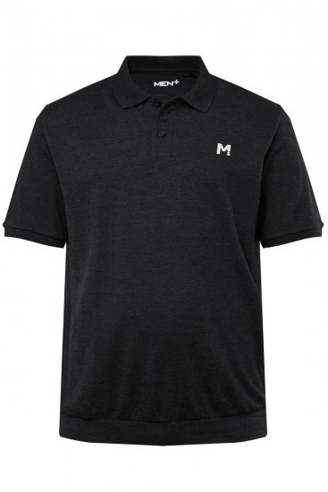 Men+ 266 Polosärk bellyfit Must 2-pakk - Polosärgid - Meeste suured polosärgid 2XL – 8XL