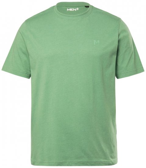 Men+ 276 Ümara kaelusega T-särk Roheline - T-särgid - Suured T-särgid 2XL – 14XL