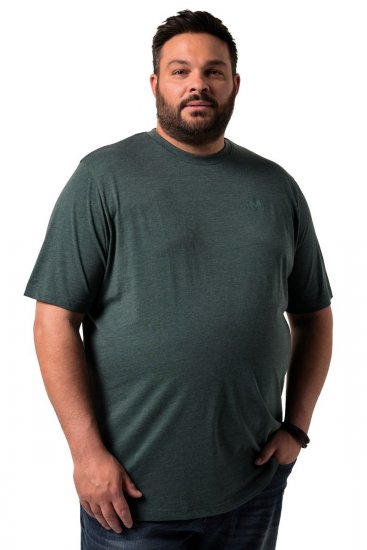 Men+ 276 Ümara kaelusega T-särk Tumeroheline - T-särgid - Suured T-särgid 2XL – 14XL