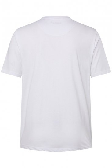 Men+ 279 V-kaelusega T-särk Valge - T-särgid - Suured T-särgid 2XL – 14XL