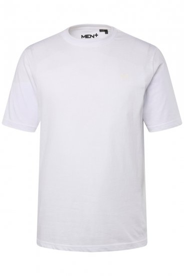 Men+ 285 Ümara kaelusega T-särk Valge 2-pakk - T-särgid - Suured T-särgid 2XL – 14XL