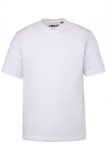 Men+ 299 V-kaelusega T-särk Valge 2-pakk - T-särgid - Suured T-särgid 2XL – 14XL