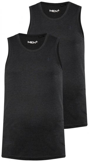 Men+ 305 Maika Must 2-pakk - T-särgid - Suured T-särgid 2XL – 14XL