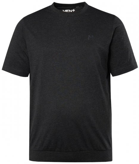 Men+ 308 T-särk bellyfit Must - T-särgid - Suured T-särgid 2XL – 14XL