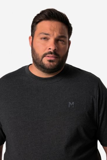 Men+ 308 T-särk bellyfit Must - T-särgid - Suured T-särgid 2XL – 14XL