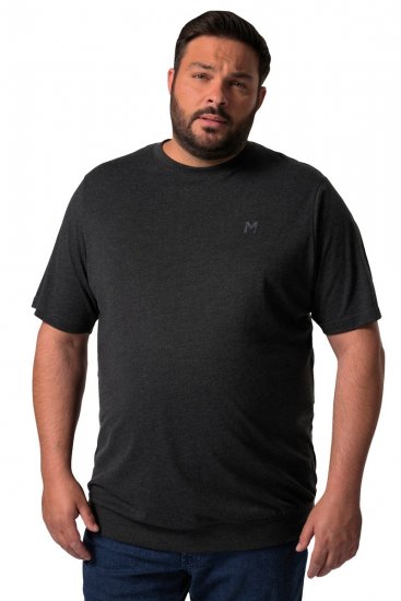 Men+ 308 T-särk bellyfit Must - T-särgid - Suured T-särgid 2XL – 14XL