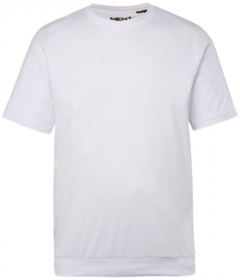 Men+ 308 T-särk bellyfit Valge - T-särgid - Suured T-särgid 2XL – 14XL