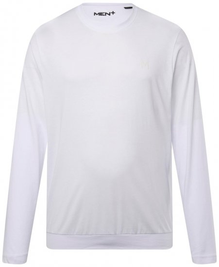 Men+ 313 Pika varrukaga T-särk bellyfit Valge - T-särgid - Suured T-särgid 2XL – 14XL