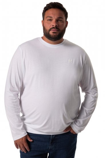 Men+ 313 Pika varrukaga T-särk bellyfit Valge - T-särgid - Suured T-särgid 2XL – 14XL