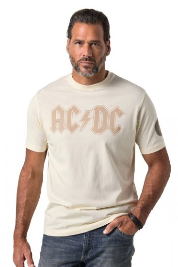 JP1880 836411 AC/DC Classic Logo T-särk Liivahall - Bändi T-särgid - Bänditringad suurtes suurustes