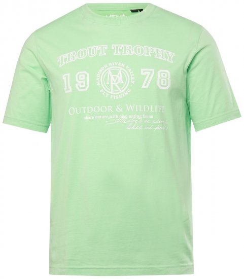 Men+ 424 T-särk Trout Trophy Mündiroheline - T-särgid - Suured T-särgid 2XL – 14XL