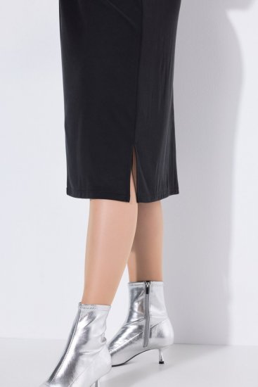 Ulla Popken 836514 3/4 varrukatega midikleit Must - Midikleidid - Plusssuuruses midikleidid