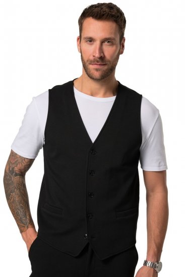 JP1880 New York Flexnamic Jersey-vest Must - Ülikonnad ja pintsakud - Ülikonnad suured suurused