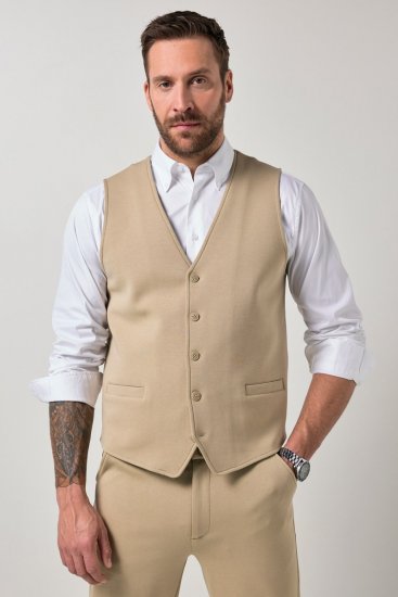 JP1880 New York Flexnamic Jersey-vest Beež - Ülikonnad ja pintsakud - Ülikonnad suured suurused