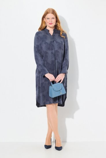 Ulla Popken 837069 Lilleline kleit Tumesinine - Midikleidid - Plusssuuruses midikleidid