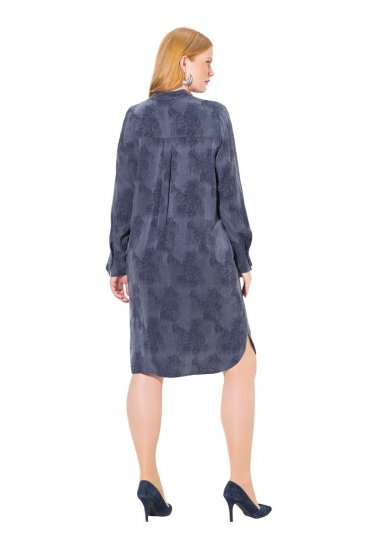 Ulla Popken 837069 Lilleline kleit Tumesinine - Midikleidid - Plusssuuruses midikleidid