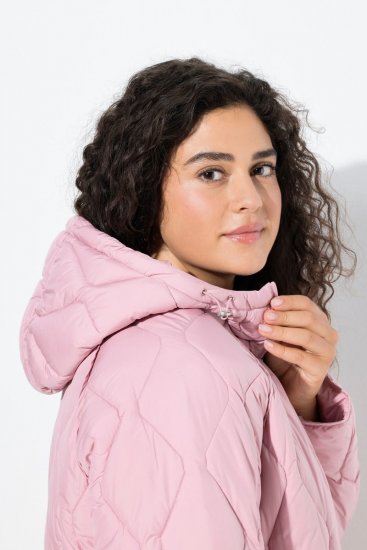 Ulla Popken 837208 Tepitud jope Vanaroosa - Joped - Suured naiste jakid
