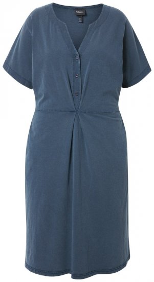 Ulla Popken 837403 Lühikeste varrukatega jersey-kleit Tumesinine - Trikookleidid - 