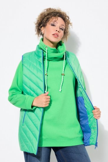 Ulla Popken 837409 Tepitud HYPRAR-vest Heleroheline - Vestid - 