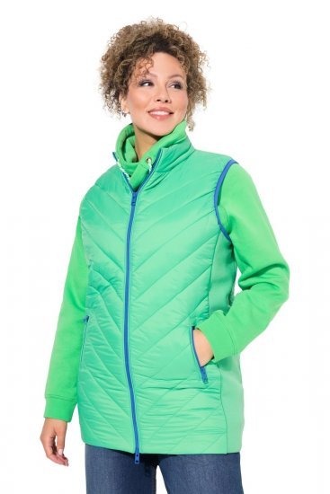 Ulla Popken 837409 Tepitud HYPRAR-vest Heleroheline - Vestid - 
