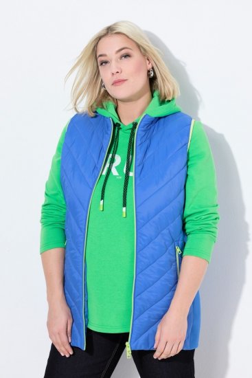 Ulla Popken 837409 Tepitud HYPRAR-vest Sinine - Vestid - 