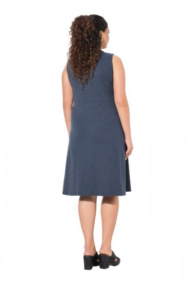 Ulla Popken 837874 Varrukateta jersey-kleit Tumesinine - Trikookleidid - 