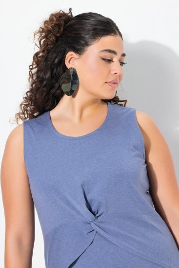 Ulla Popken 837874 Varrukateta jersey-kleit Sinine - Trikookleidid - 