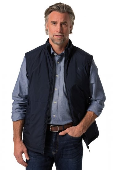 Boston Park 877 Püstkrae ja tõmblukuga vest Tumesinine - Jakid ja joped - Joped, suured suurused: 2XL – 12XL