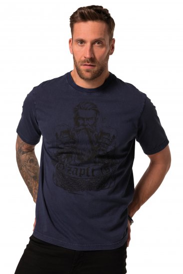 JP1880 O’zapft is! Design Vintage Look T-Shirt Navy Blue - T-särgid - Suured T-särgid 2XL – 14XL