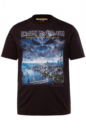 JP1880 Iron Maiden Brave New World T-Shirt Black - T-särgid - Suured T-särgid 2XL – 14XL