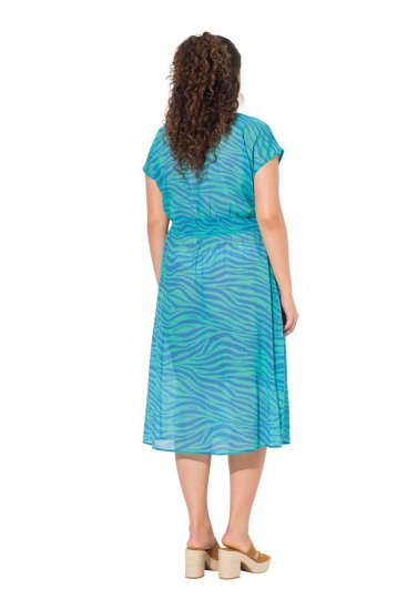 Ulla Popken 838483 Loomamustriga kleit Türkiis - Suvekleidid - Naiste suvekleidid suurtes suurustes