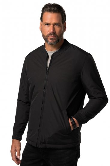JP1880 838875 Pööratav collegejope Must - Jakid ja joped - Joped, suured suurused: 2XL – 12XL