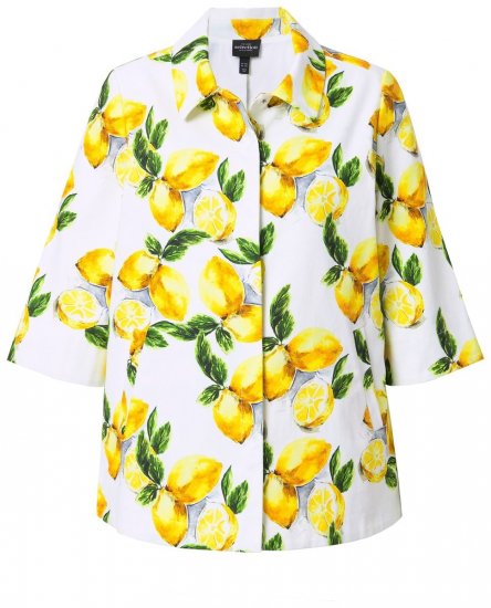 Ulla Popken 838952 Jakk Valge - Joped - Suured naiste jakid