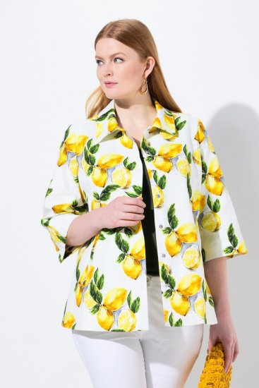 Ulla Popken 838952 Jakk Valge - Joped - Suured naiste jakid