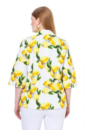 Ulla Popken 838952 Jakk Valge - Joped - Suured naiste jakid