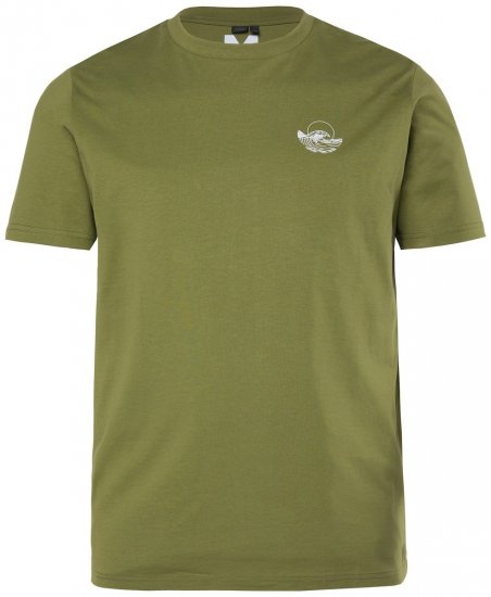 Men+ 682 T-särk Laine Khakiroheline - T-särgid - Suured T-särgid 2XL – 14XL