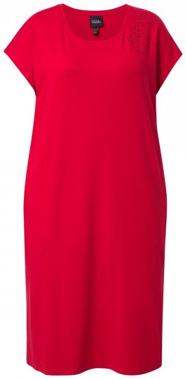 Ulla Popken 839896 Kivikestega jersey-kleit Roosa - Õhtukleidid - Õhtukleidid suurtes suurustes