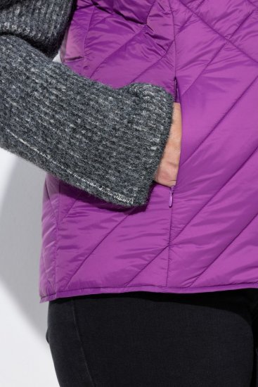 Ulla Popken 840047 Vetthülgav tepitud vest Lilla - Vestid - 