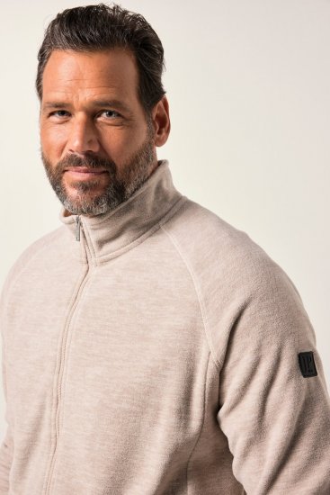 JP1880 Fleece Jacket Stand-up Collar Dusty Pink - Spordiriided & outdoor - Suured suurused meeste spordiriided