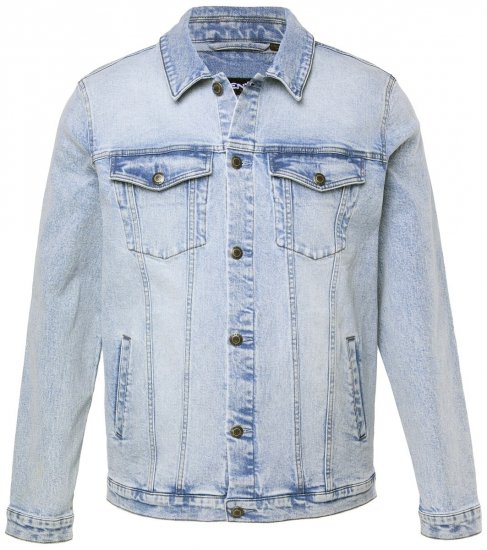Men+ 394 Teksatagi rinnataskutega Helesinine - Jakid ja joped - Joped, suured suurused: 2XL – 12XL