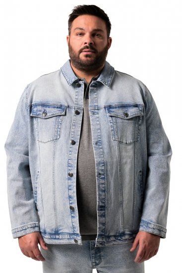 Men+ 394 Teksatagi rinnataskutega Helesinine - Jakid ja joped - Joped, suured suurused: 2XL – 12XL