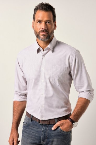 JP1880 Business Shirt Long Sleeve Pink - Särgid - Meeste suured särgid 2XL – 8XL