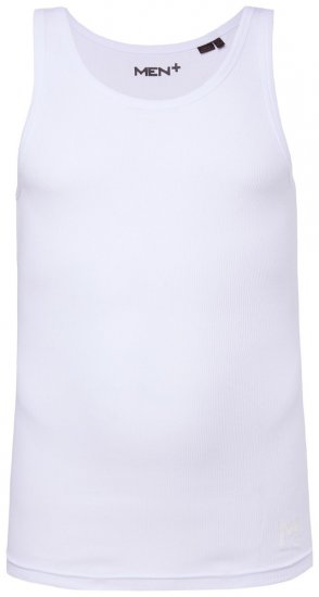 Men+ 620 Soonikkoeline maika Valge - T-särgid - Suured T-särgid 2XL – 14XL