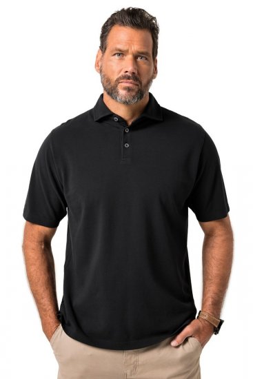 JP1880 Polo Shirt Pique Vintage Black - Polosärgid - Meeste suured polosärgid 2XL – 8XL
