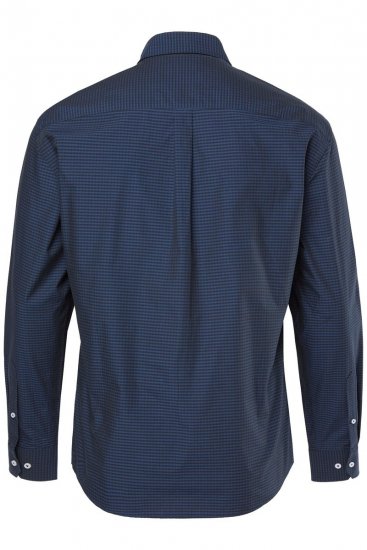 JP1880 Shirt Long Sleeve Kent Collar Navy - Särgid - Meeste suured särgid 2XL – 8XL